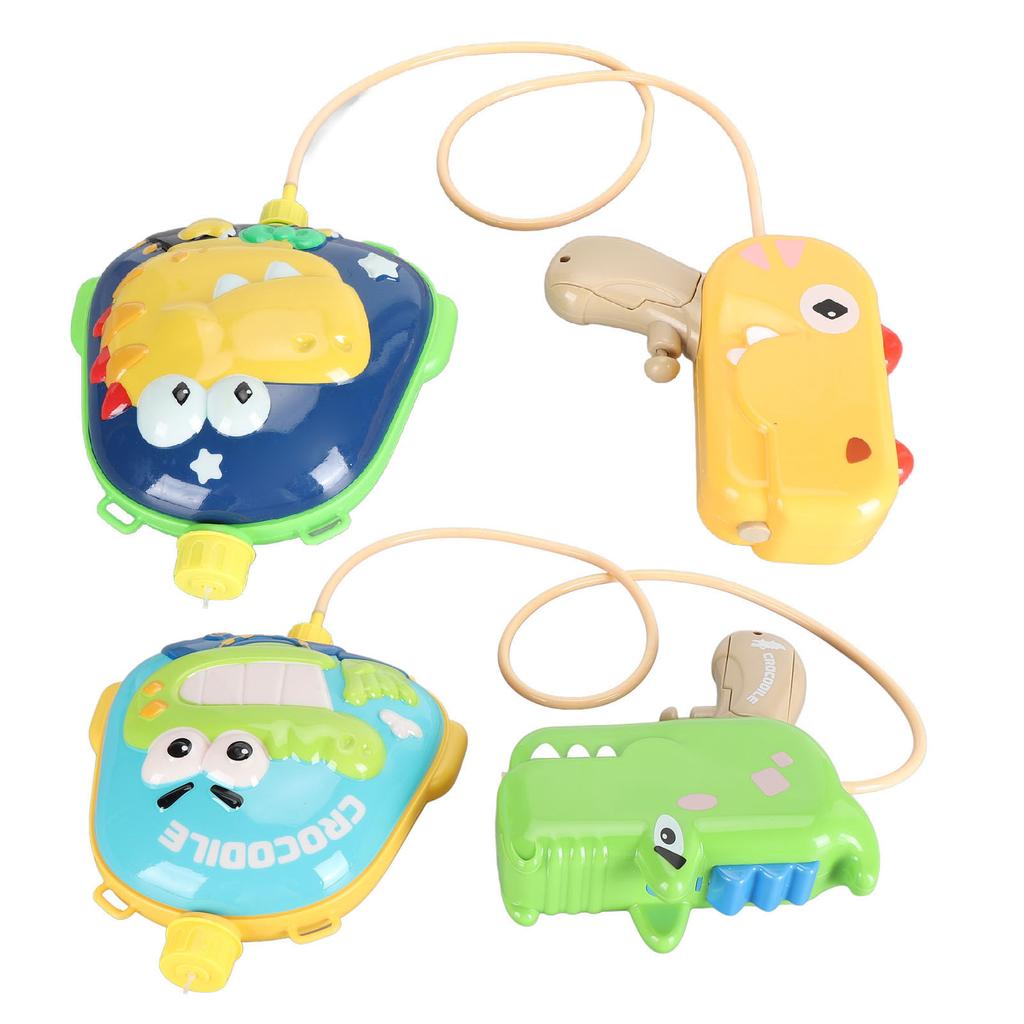 Water Shooting Toy for Kids 1000ml Capacity Backpack Cartoon Electric Water Sprayer for Outdoor Camp