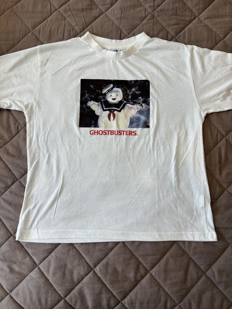 Ghostbusters T-shirt Marshmallow Man Official License White Movie M