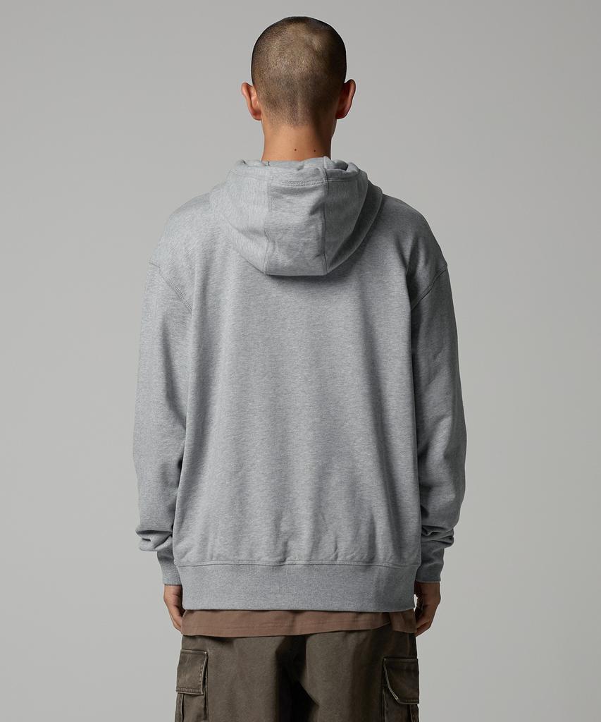 Wappen Small Logo Hoodie Heather Grey
