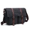 Men Business Messenger Bags For Men Shoulder Bag Vintage Canvas Crossbody Pack Retro Casual Office Travel Bag