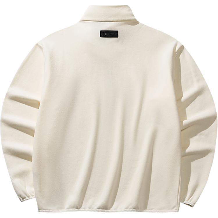 Anta X Kris Outdoor Series Simple Stand Collar Loose Pullover Versatile Casual Sweatshirt Unisex sweatshirt 172616701G-1