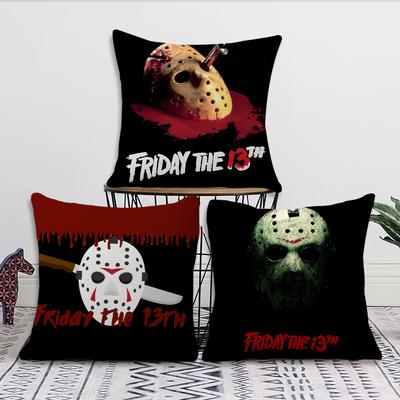 Film F-Freitag der 13. Halloween Kissenbezug Wohnzimmer Kopfteil Büro Kissen Schlafzimmer Kissen Sofa Nickerchen Kissenbezug