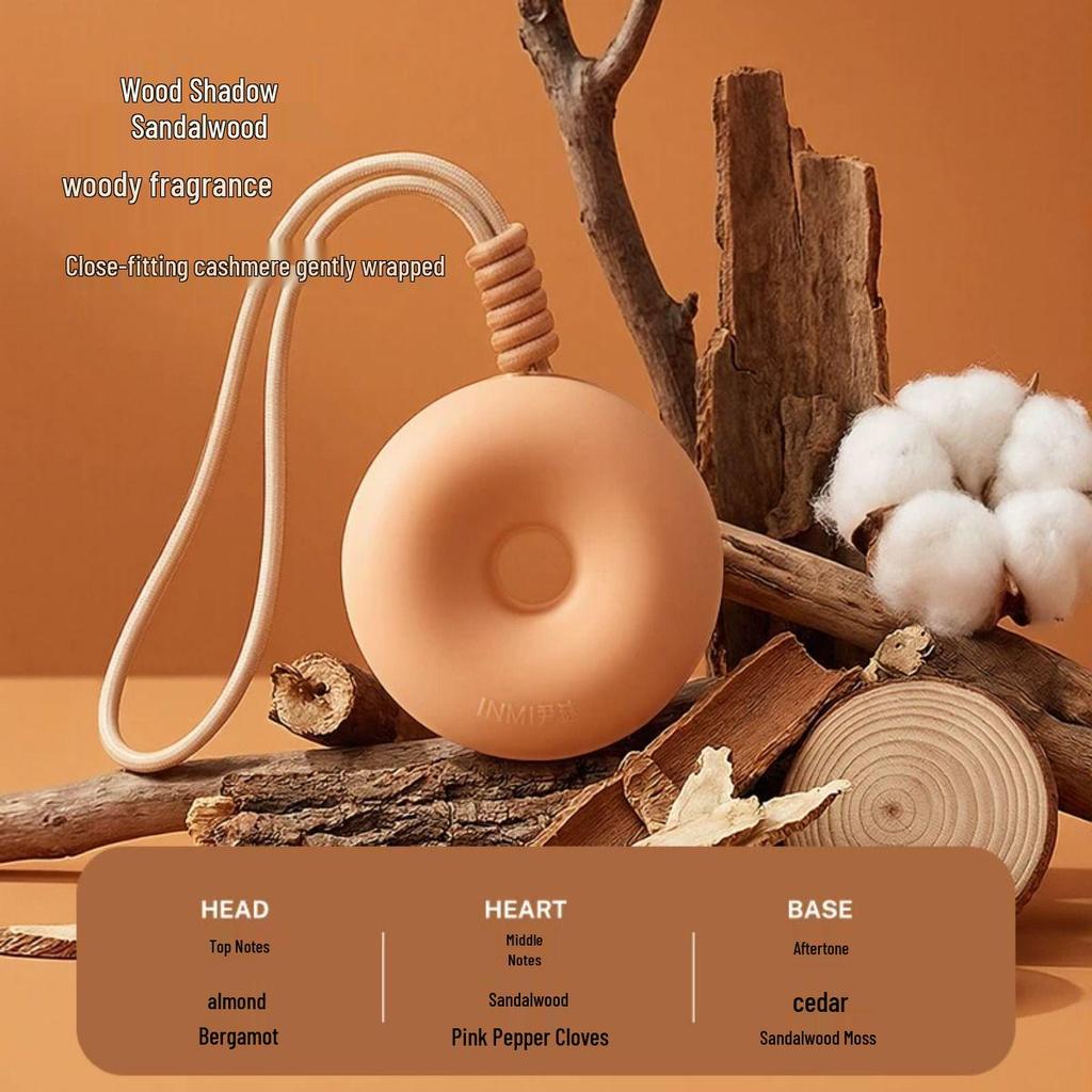 Scented Sweet Donut Hanging Ornament: Long-Lasting Fragrance Diffuser for Car, Closet, and Indoor Use