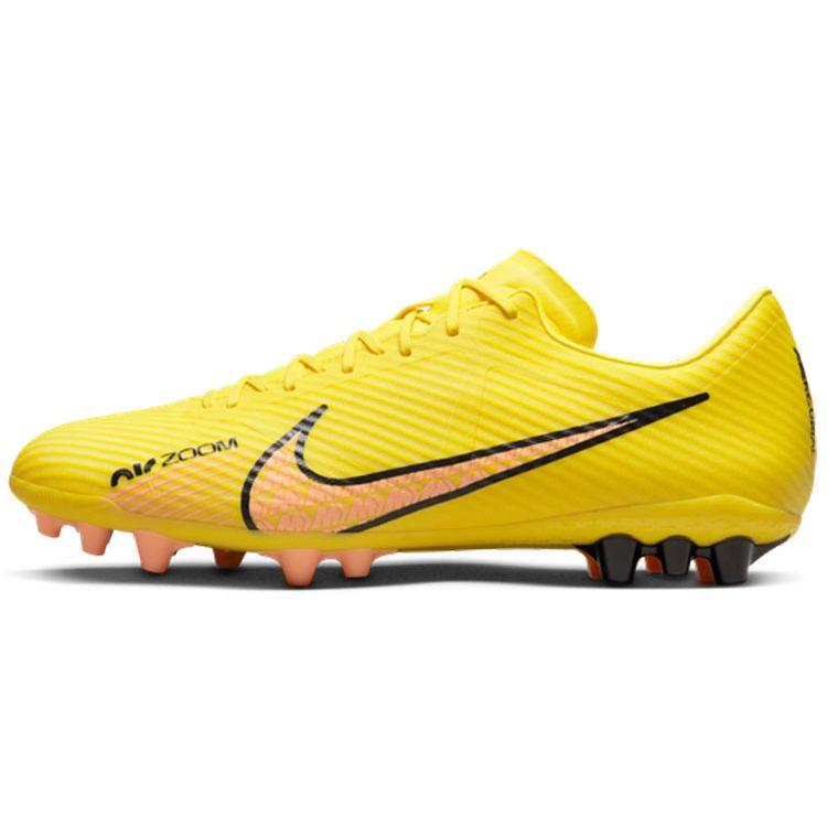 Nike Air Zoom Vapor 15 Mercurial Assassin 15 Academy Low AG Men Football Shoes Yellow Pink DJ5630-780