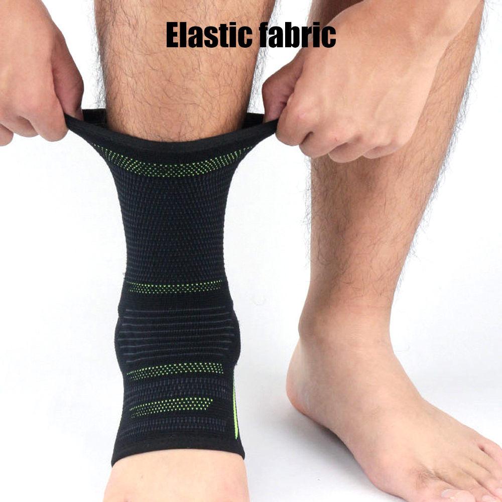 1Pcs Compression Ankle Brace, Silicone Ankle Sleeve Support, Pain Relief from Plantar Fasciitis, Achilles Tendonitis, Joint Pain