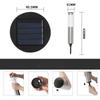 Solar Garden Light Solar Stainless Steel Garden Path Light Outdoor Landscape Light Gate Column Patio Yard Driveway Lawn Light