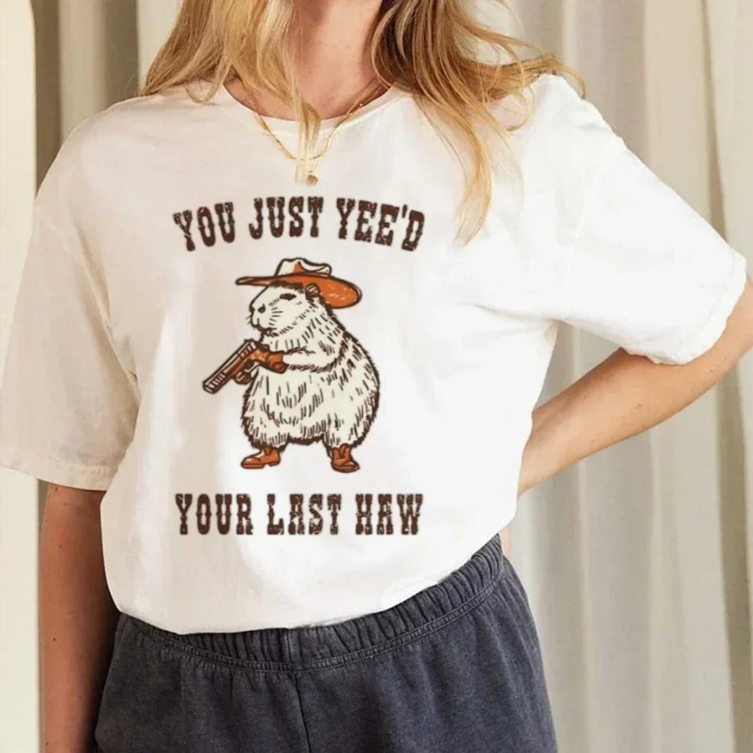 

Short Sleeved Cute Animal Print Pattern Plus Size T-Shirt Casual Clothing Fashion Trend Women s Printed T-Shirt Women s Top XXXXXL білий