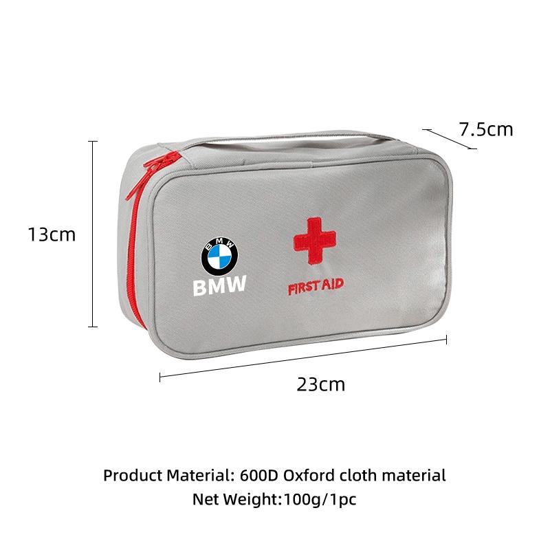 Heiß 2025 Erste-Hilfe-Medikamenten-Aufbewahrungstasche Outdoor Zuhause Reise Medizinischer Kasten Für BMW X3 X5 M5 M3 E46 E90 E60 F10 F30 G30 E87 E70 E91