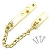 Solid Stainless Steel Safety Guard Lock Catch Strong Security Door Anti-theft Chain With Screws