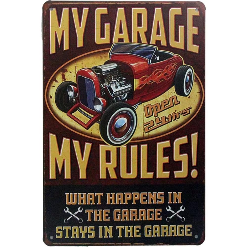 Retro Tin Art in European and American Industrial Style with Human Figures - Creative Wall Decor Paintings Ideal for Bars,