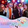 Stylish Vintage Round Hippie Sunglasses for Female Male Trendy Punk Disco Party Eyeglasses Circle Metal UV Protection Glasses