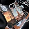 Eiffel Tower Phone Case For iPhone 16,15,14,13,12,11,Mini,Pro,MAX White Matte Shockproof Cover