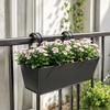 Window Box Hanging Flower Pots Metal Iron Storage Box Ornament Window Box  Railings