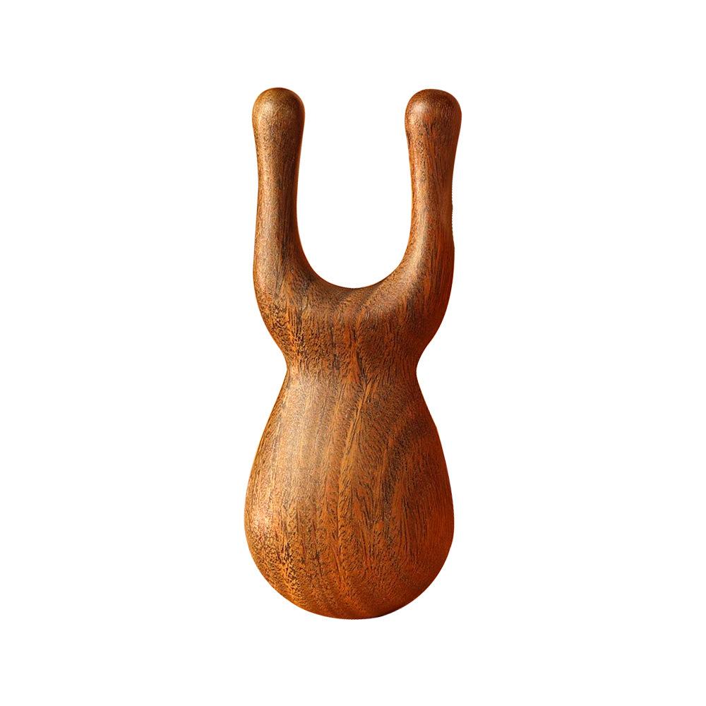 Meier Multifunctional massage comb eye facial disc comb five teeth scalp massage comb sandalwood meridian comb