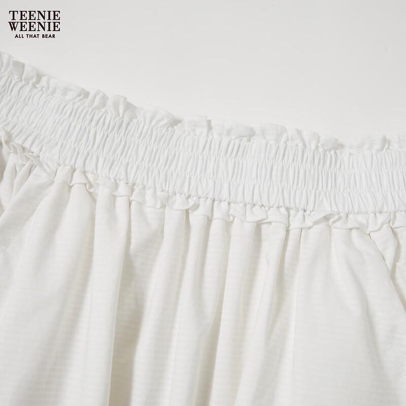 Teenie Weenie Women's Bear Letter A-Line Long Skirt