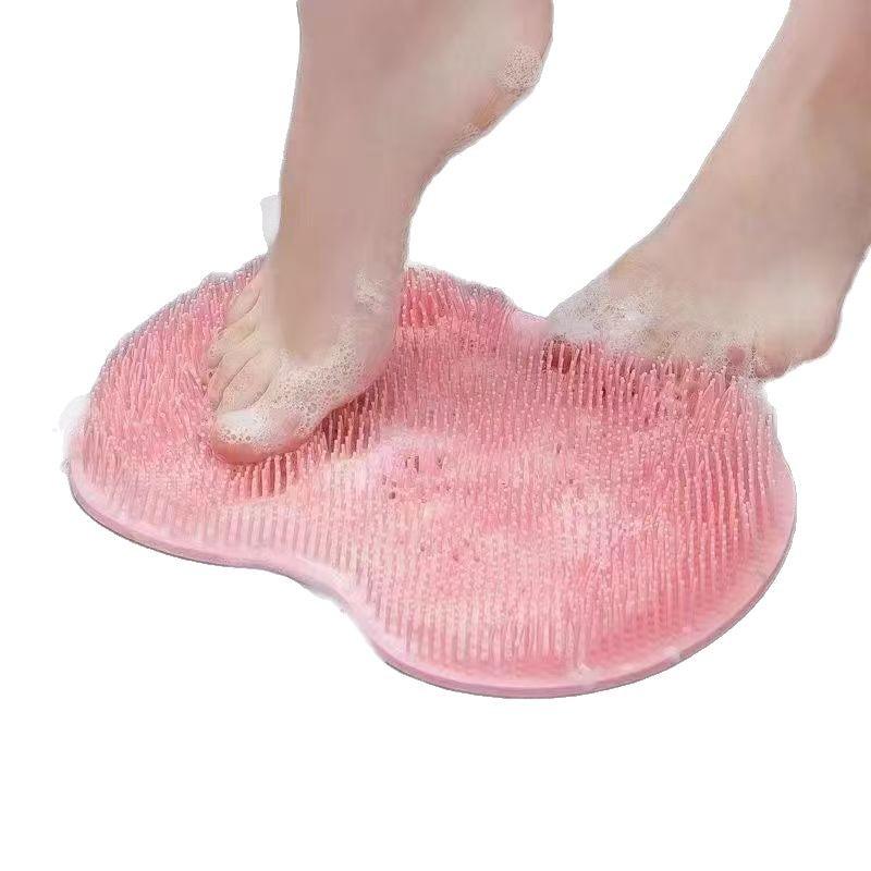 Silikon Badryggskrubbare - Väggmonterad, Skonsam, Smärtfri, Sugkoppsdesign
