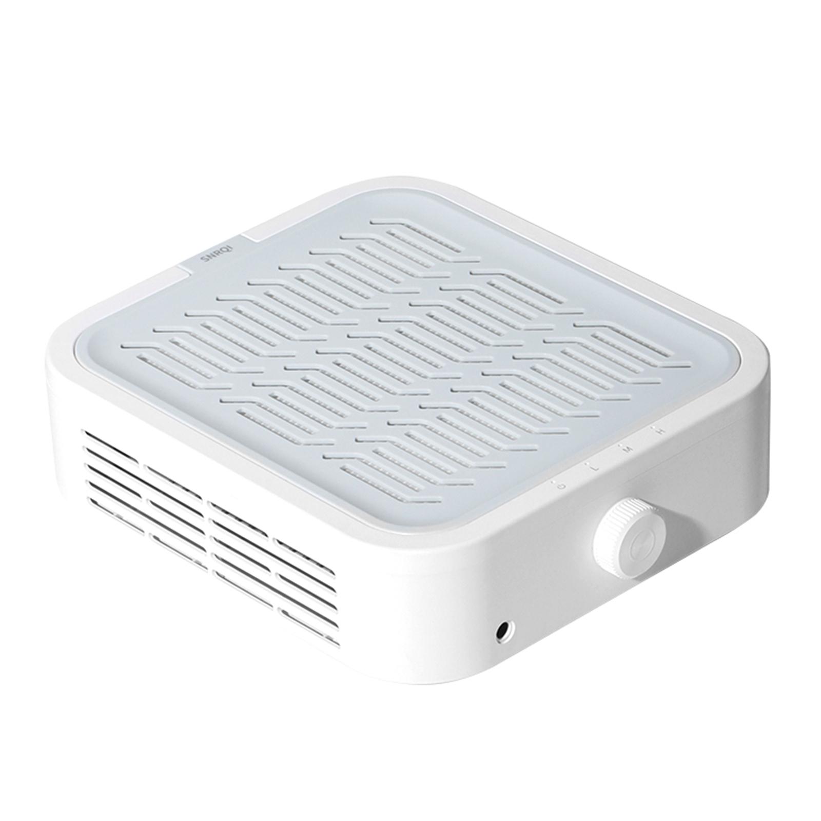 

120 Вт турбо-бесщеточный пылесос для ногтей электрический пылесборник для ногтей дрель для ногтей вакуумная машина EU Plug белый