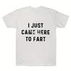 Unique I Love To Fart Graphic Printed Unisexs Tshirt Letters Harajuku Unisex Tshirt Summer Casual Short Sleeved Unisexs Clothing