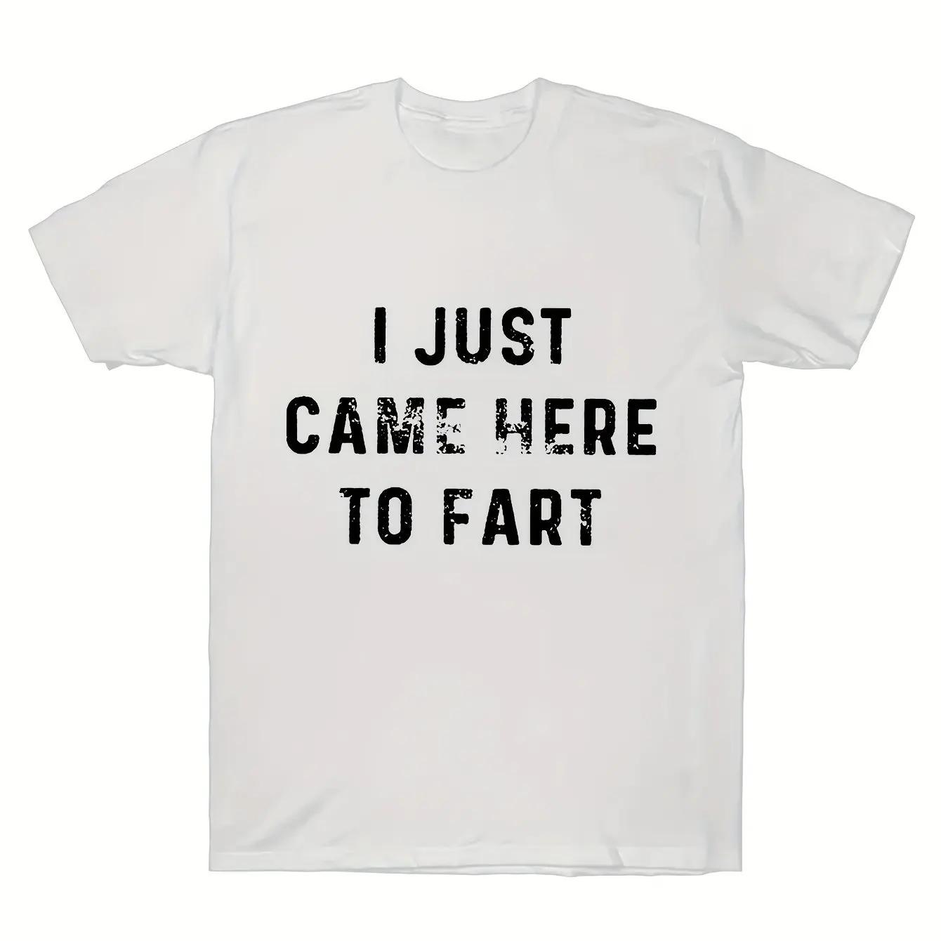 Unique I Love To Fart Graphic Printed Unisexs Tshirt Letters Harajuku Unisex Tshirt Summer Casual Short Sleeved Unisexs Clothing S