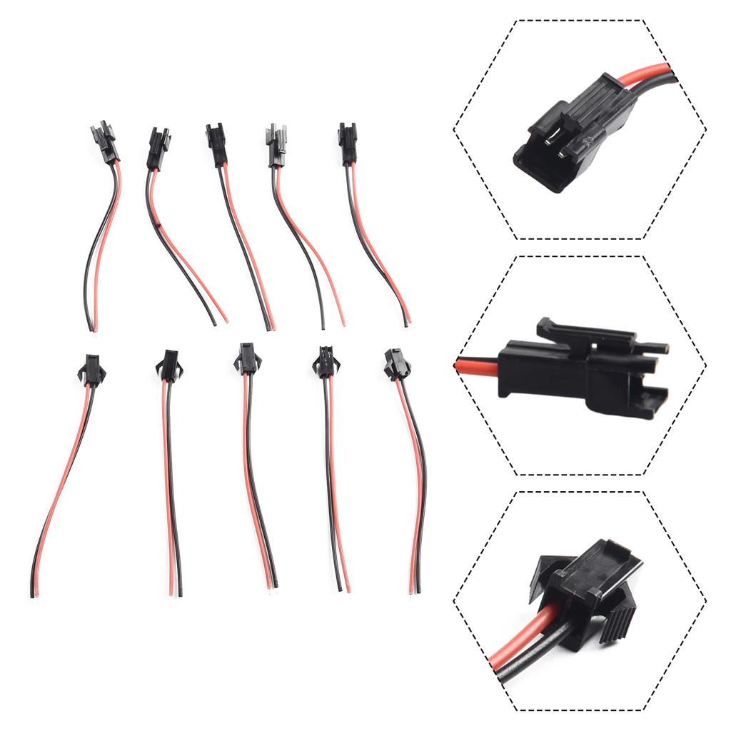 Wires Connected Cable Connector Red/ Black Professional High Quality Practical