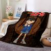 1pz Detective Conan Mystery Case Coperta in Flanella Super Morbida Carina Confortevole per Viaggio Biancheria da Letto Divano Divano Coperta Y7238