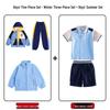 Primary School Autumn/Winter Five-Piece Windbreaker Set: New Style Warm Kindergarten Uniform