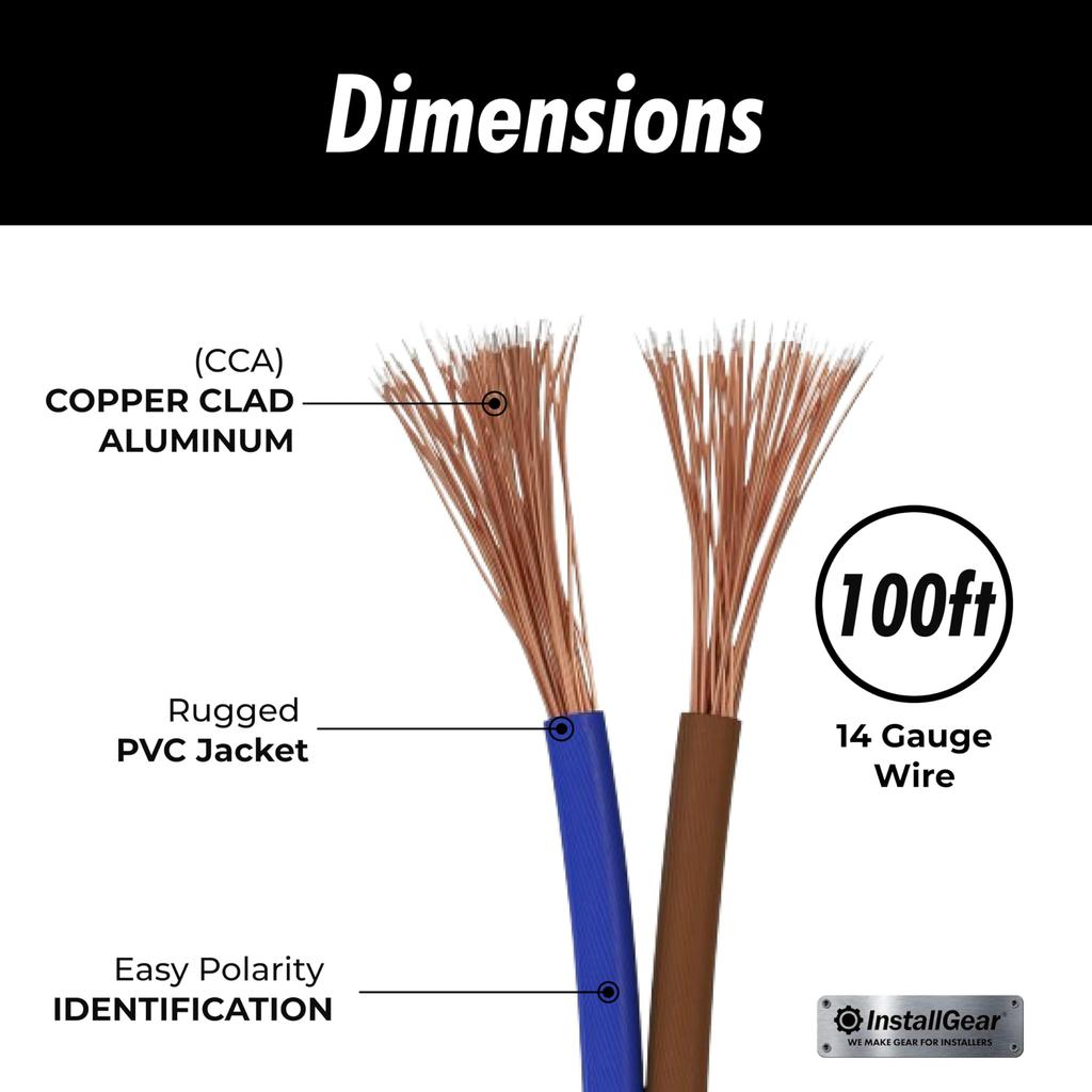 InstallGear Speaker Wire 2.0mm 10m IG-SW10