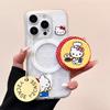 Cat Is Suitable for Apple 11promax Mobile Phone Case 11plus Magnetic Suction 11 Bracket 11pro Skin Feeling 11e Creative 11