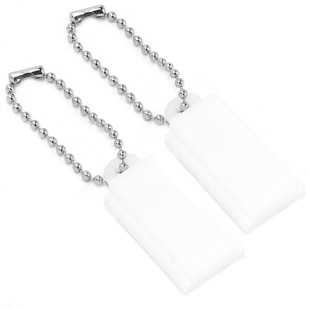 2pcs Portable Hearing Aid Amplifier Battery Caddy Plastic Button Storage Case Holder Box