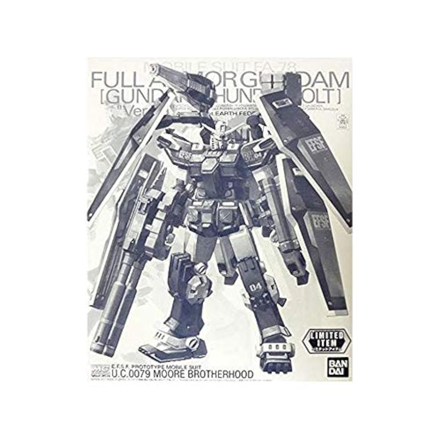 

Bandai MG 1/100 FA-78 Full Armor Gundam Ver.Ka (GUNDAM THUNDERBOLT Ver.) Half Mechanical Clear Plastic Kit