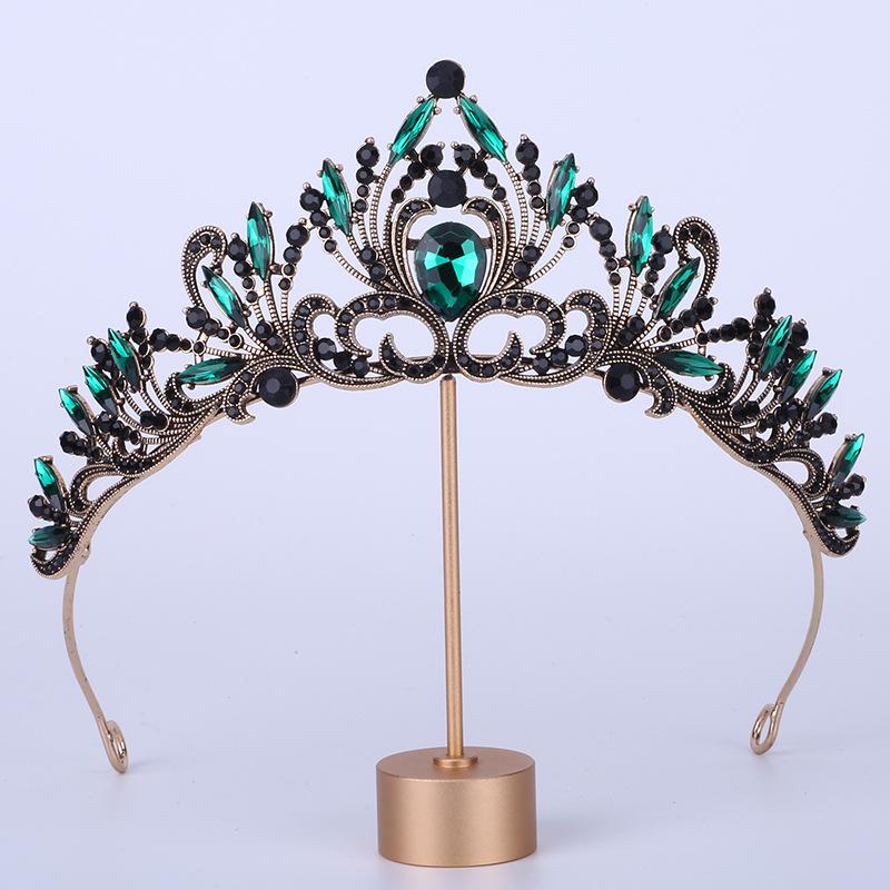 Bride Crown Headdress Birthday Wedding Hairband Jewelry Queen Wedding Alloy Hair Accessory Crown