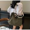 Bag women's large-capacity new spring versatile casual shoulder bag college student class tote bag