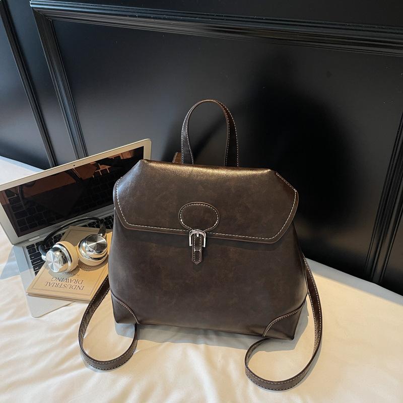 Premium sense backpack women 2025 new autumn and winter fashion commuter hand carry backpack go out travel college student schoolbag