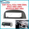 1DIN Car Fascia Radio Panel For Fiat Siena Punto Palio 500 Weekend Frame Kit Install Facia Face Plate