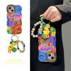 Graffiti Bear Rainbow Duck Pendant Applicable To IPhone16 Apple Phone Case 15 Promax Double Stand 14 Fun 13