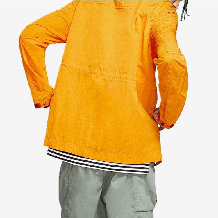 Nike Sportswear Tech Pack Stand Collar Multi-Pocket Jacket Men Outerwear Tangerine-Yellow BV4431-886
