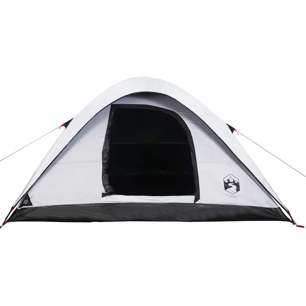 Dome Family Tent for 6 Persons White Blackout Waterproof