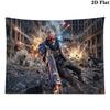 Overwatch Heroes Wall Tapestry Aesthetic Wall Hanging Printed Fabric Blanket Decorative Tapestries for Bedroom Living Room Home Decor