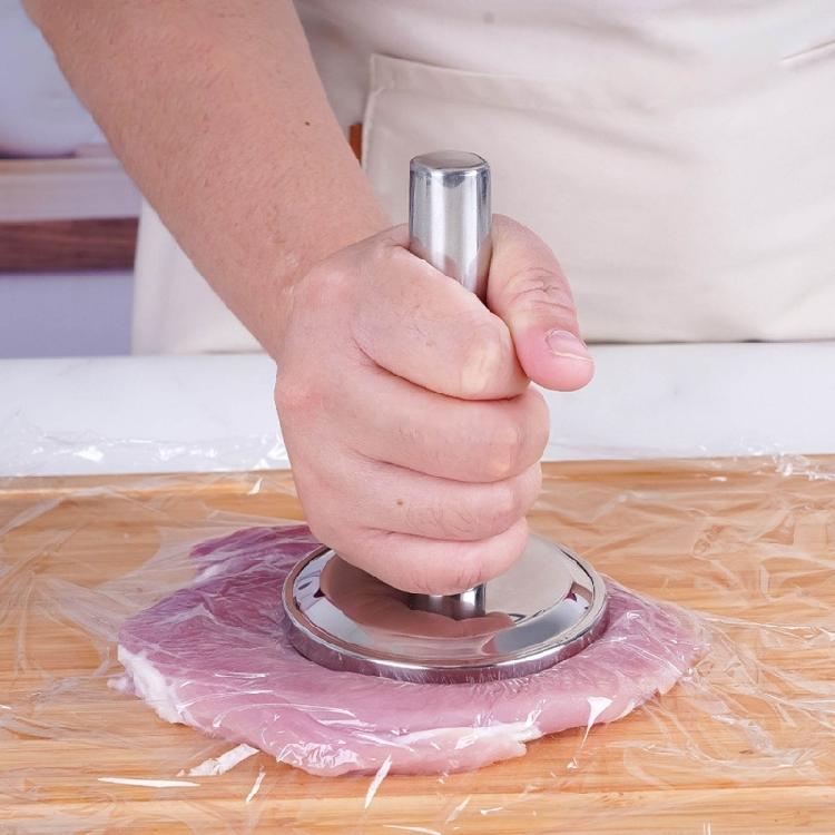 Batticarne Martello per Carne in Acciaio Inossidabile Strumento per Ammorbidire la Carne Lavabile in Lavastoviglie