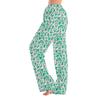 Damen Pyjamahose Nachtwäsche Lässige Hose mit Kordelzug und elastischer Taille Bequeme gerade lockere Yogahose
