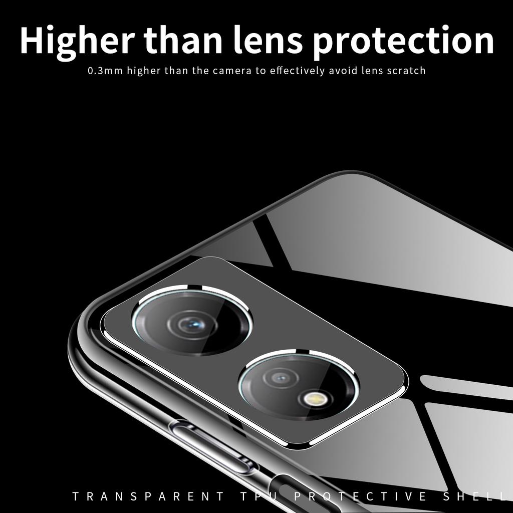 MOFI For Honor X7b 4G/90 Smart HD Clear Cell Phone Shell TPU Case Soft Phone Cover