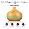 Diffuser For Home 550ml Aromatherapy Essential Oil Diffuser Wood Grain Remote Control Ultrasonic Air Humidifier Cool 7 Color LED
