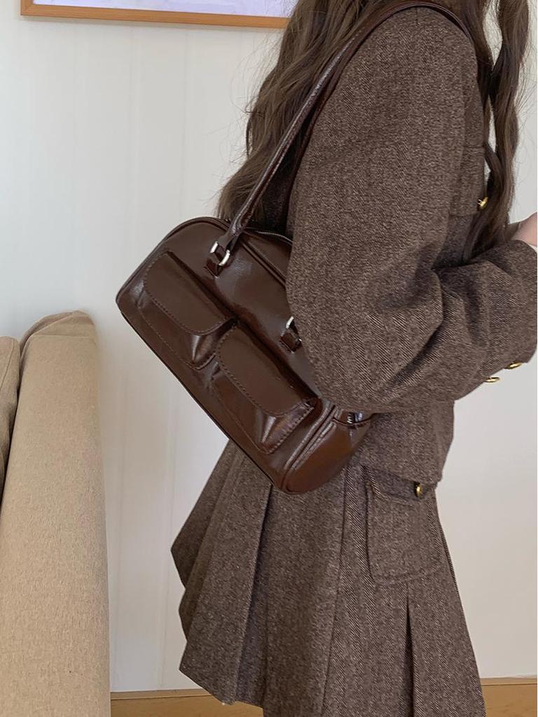 Niche 2025 Korean Underarm Tote Bag - Women's Versatile Large Capacity Commuter Bag for Spring/Summer