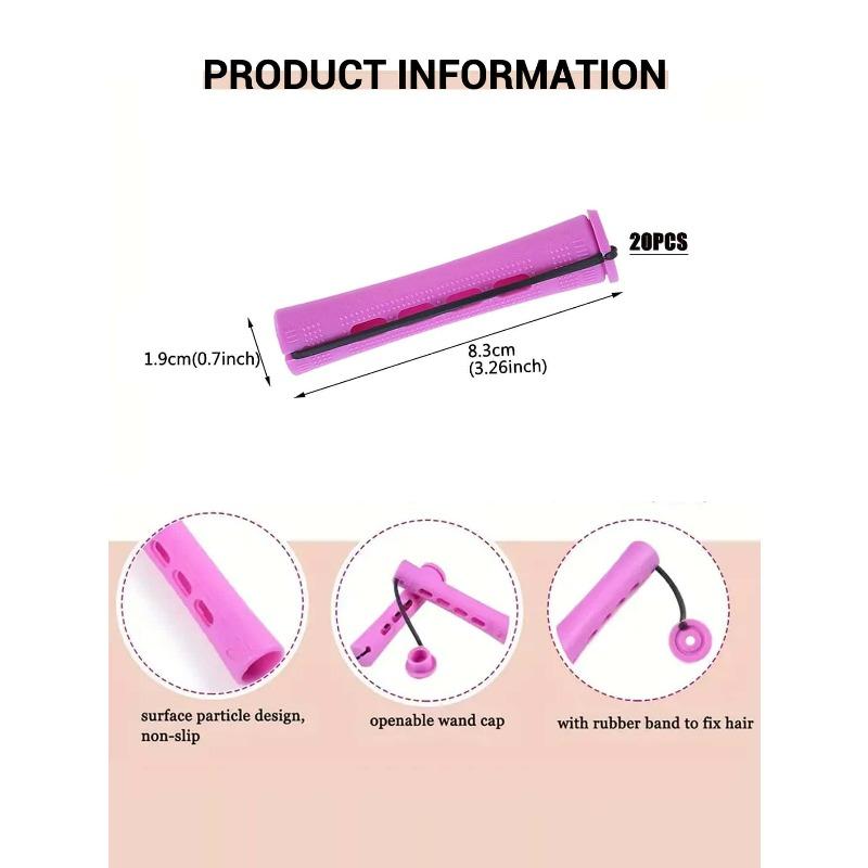 10pcs Perm Rods Set Create Natural Waves & Curls Hair Rollers Perfect For DIY Hairdressing & Styling Hair Tools, Hair Products For Barber Salon