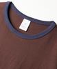 JEMUT Proper Striped Short Sleeve T-Shirt Vintage Brown Oyst2637