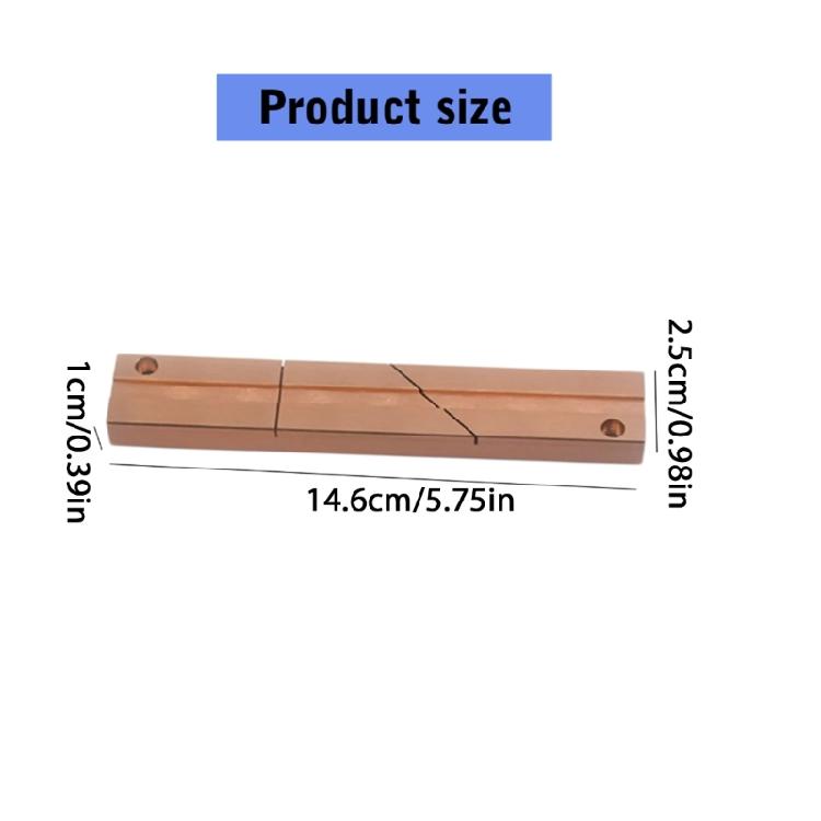 1/4 10Inch Tape Splicing Block Set and Leading Splicing Tape and Leader Tape Hold Tape Repair Kit for Revoxsonido