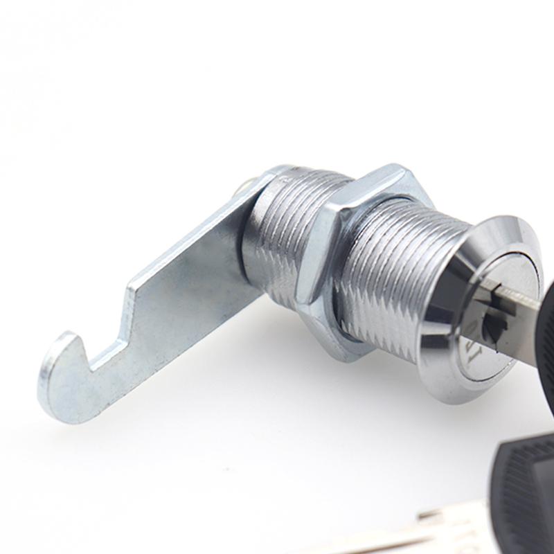 10 Sets 16/20/25/30mm Security Lock Public/Private keyMetal Cylinder Cabinet Locker Cam Lock With 2 Keys Mailbox Lock Drawer