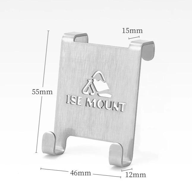 Outdoor Gas Tank Hooks - Thickened Stainless Steel Hanging Clips for Camping Table Fuel Canisters, Heavy Duty Mounting Hardware