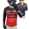 Loose Riders Men's Long Sleeve Motocross Jersey, Downhill Jersey, Motorcycle T-Shirt, Dirt Bike Shirt