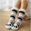 Christmas Fuzzy Socks Womens Winter Thermal Warm Floor Sock Soft Female Home Indoor Gifts Non Slip Grip Slipper Sock Fluffy